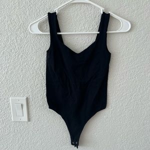 Free People black seamless bodysuit. size XS/S